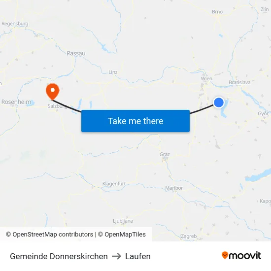 Gemeinde Donnerskirchen to Laufen map