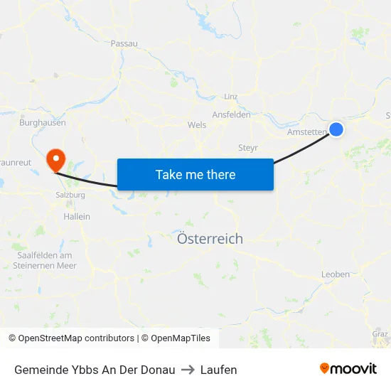 Gemeinde Ybbs An Der Donau to Laufen map