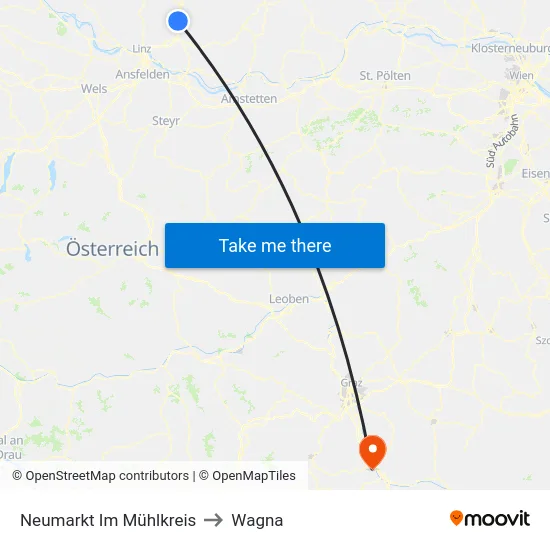 Neumarkt Im Mühlkreis to Wagna map