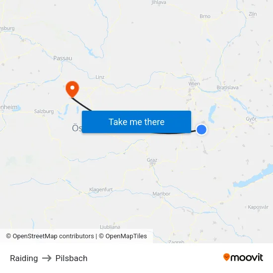 Raiding to Pilsbach map