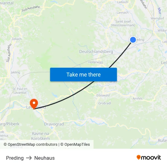 Preding to Neuhaus map