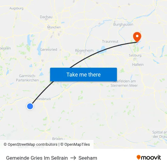 Gemeinde Gries Im Sellrain to Seeham map