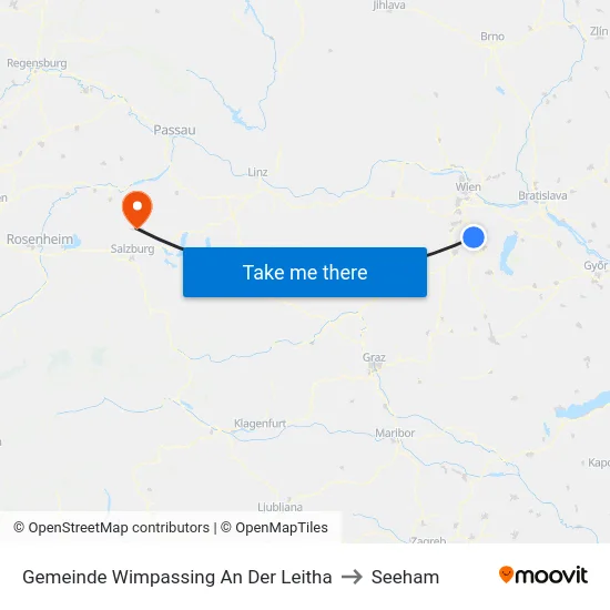 Gemeinde Wimpassing An Der Leitha to Seeham map