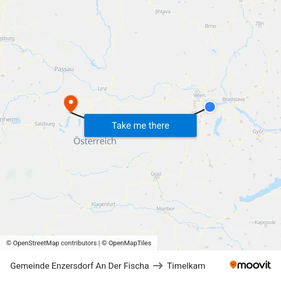 Gemeinde Enzersdorf An Der Fischa to Timelkam map
