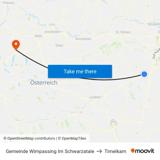 Gemeinde Wimpassing Im Schwarzatale to Timelkam map