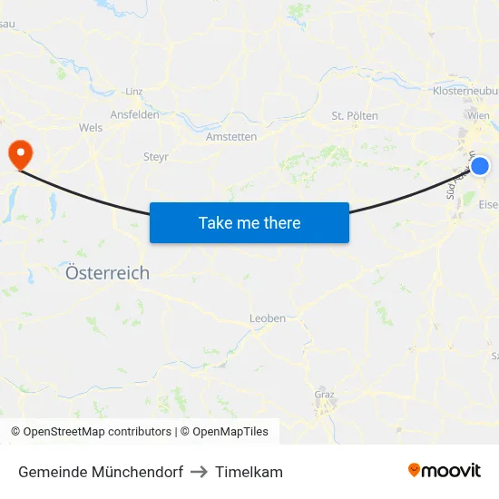Gemeinde Münchendorf to Timelkam map
