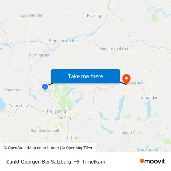 Sankt Georgen Bei Salzburg to Timelkam map