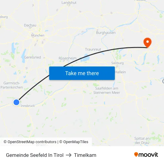 Gemeinde Seefeld In Tirol to Timelkam map