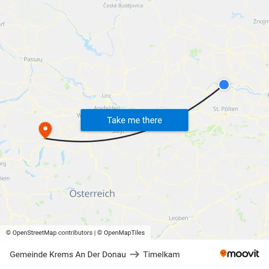 Gemeinde Krems An Der Donau to Timelkam map