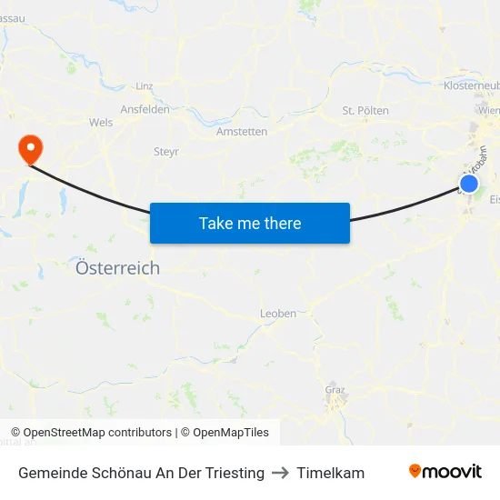 Gemeinde Schönau An Der Triesting to Timelkam map
