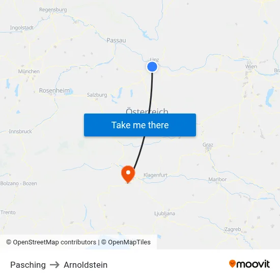 Pasching to Arnoldstein map