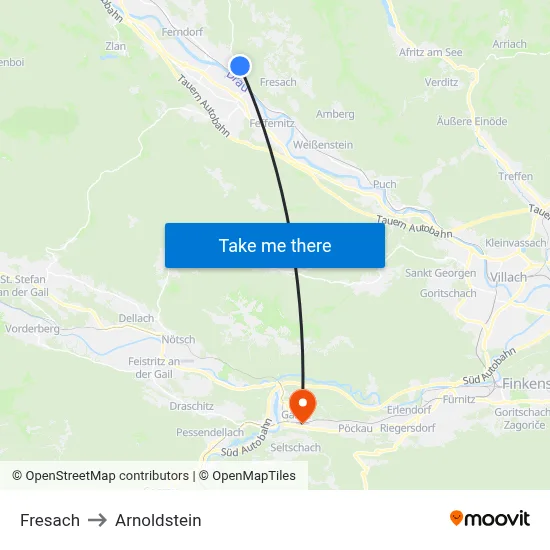 Fresach to Arnoldstein map