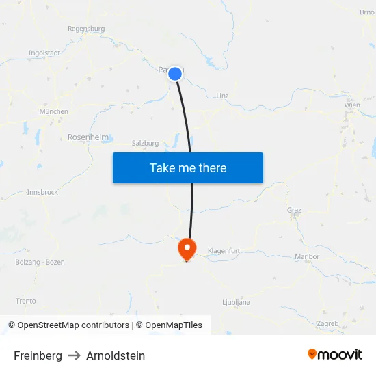 Freinberg to Arnoldstein map
