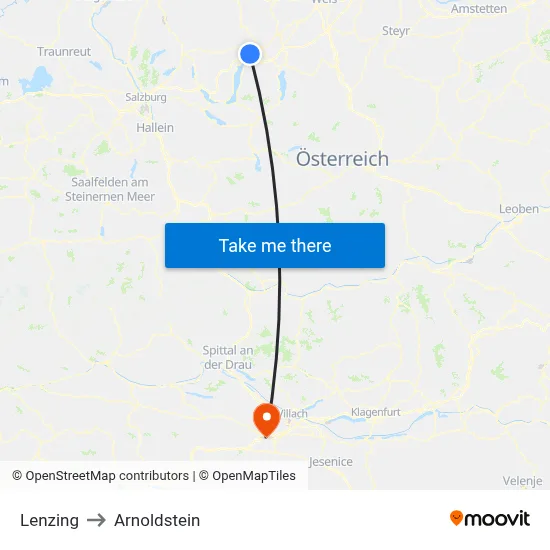 Lenzing to Arnoldstein map