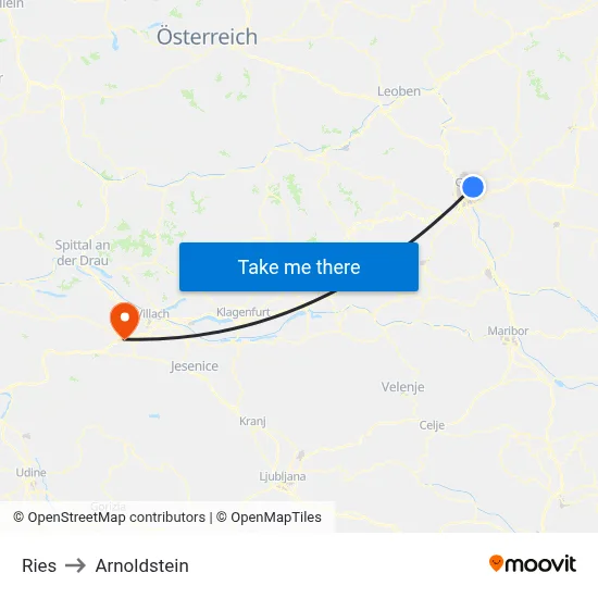 Ries to Arnoldstein map