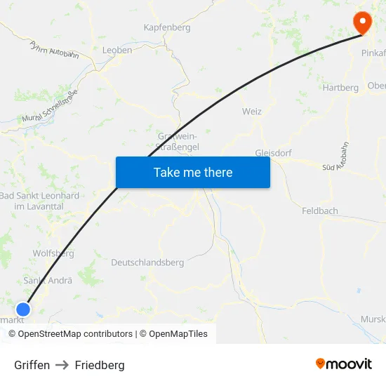 Griffen to Friedberg map