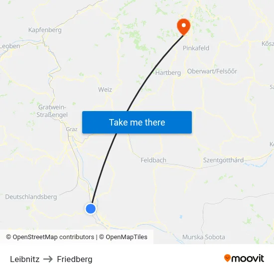 Leibnitz to Friedberg map