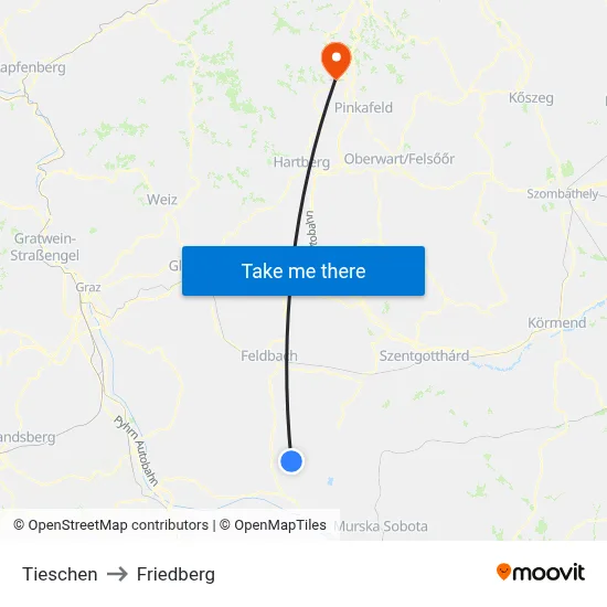 Tieschen to Friedberg map