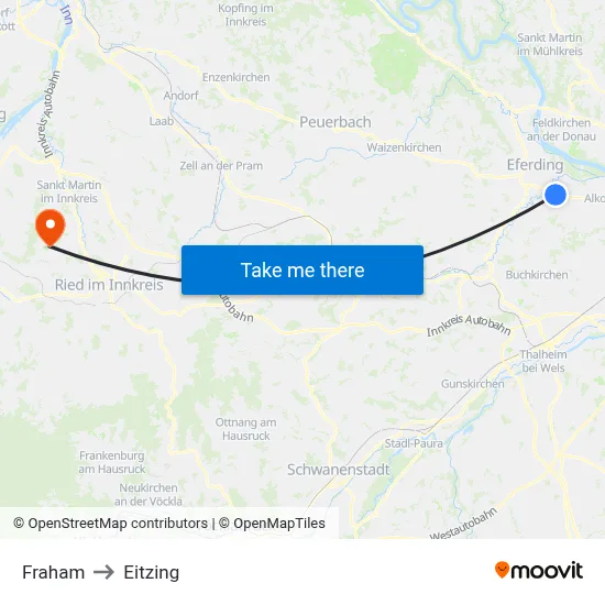 Fraham to Eitzing map