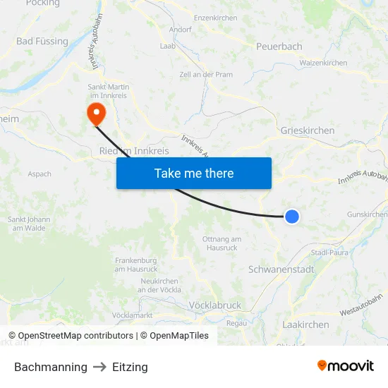 Bachmanning to Eitzing map