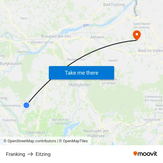 Franking to Eitzing map