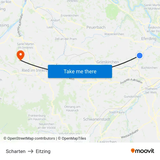 Scharten to Eitzing map