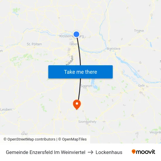 Gemeinde Enzersfeld Im Weinviertel to Lockenhaus map