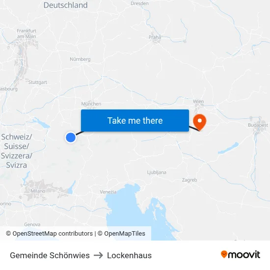 Gemeinde Schönwies to Lockenhaus map