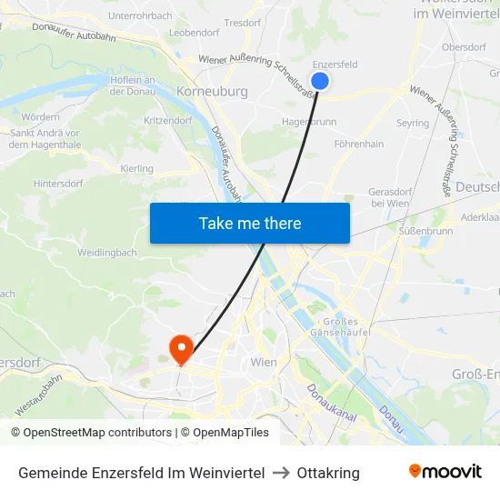 Gemeinde Enzersfeld Im Weinviertel to Ottakring map