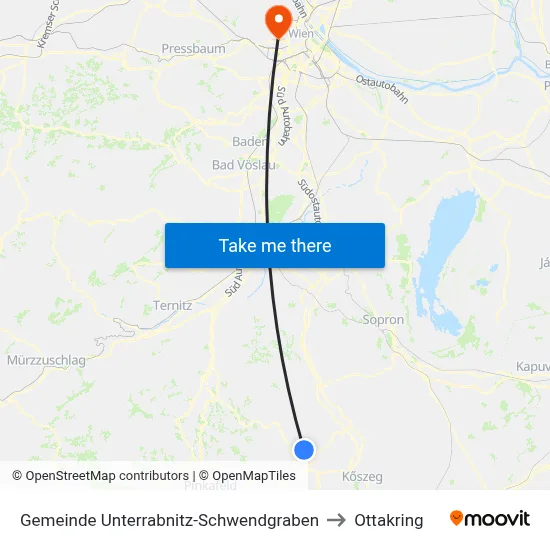 Gemeinde Unterrabnitz-Schwendgraben to Ottakring map