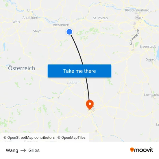 Wang to Gries map