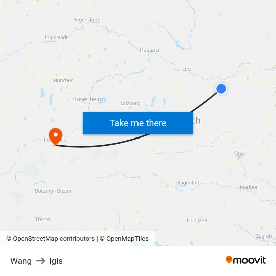 Wang to Igls map