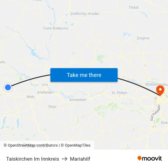 Taiskirchen Im Innkreis to Mariahilf map