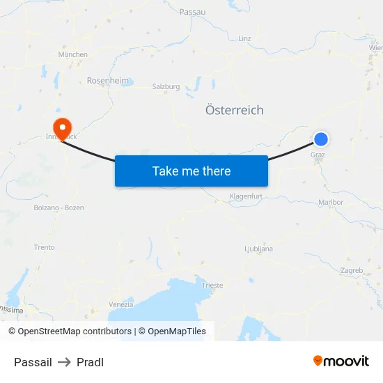 Passail to Pradl map