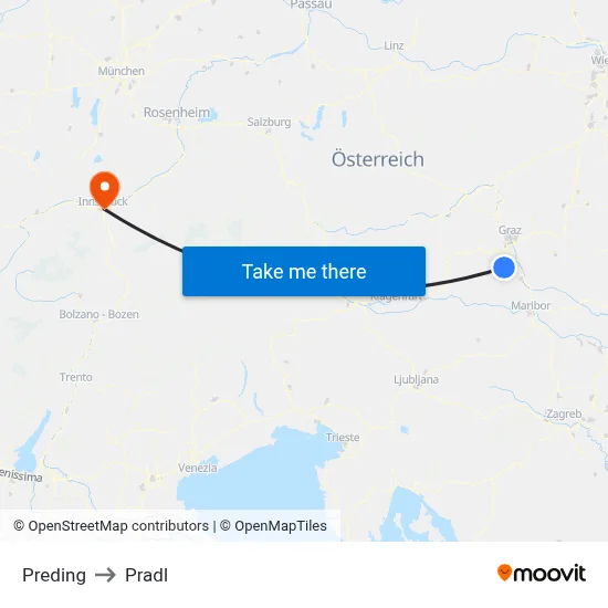 Preding to Pradl map