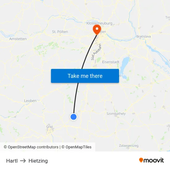 Hartl to Hietzing map