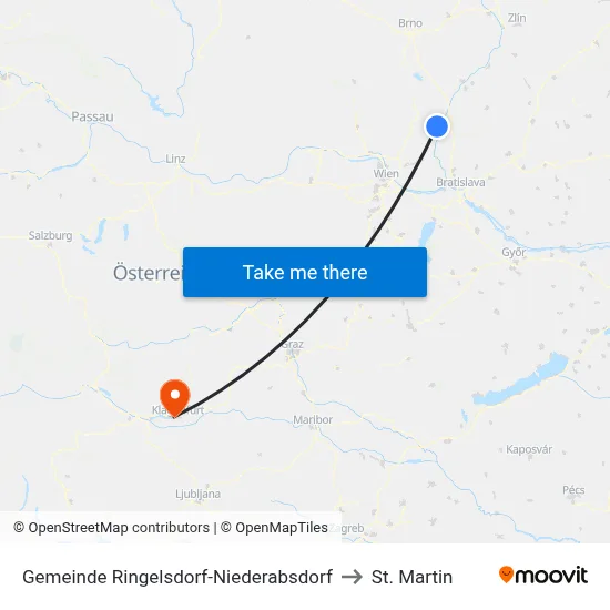 Gemeinde Ringelsdorf-Niederabsdorf to St. Martin map