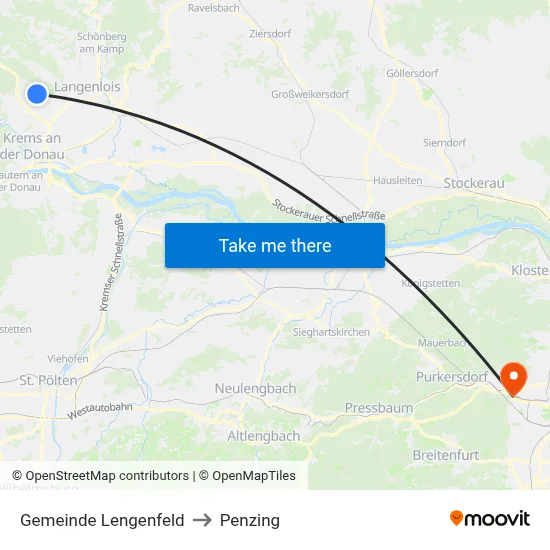 Gemeinde Lengenfeld to Penzing map