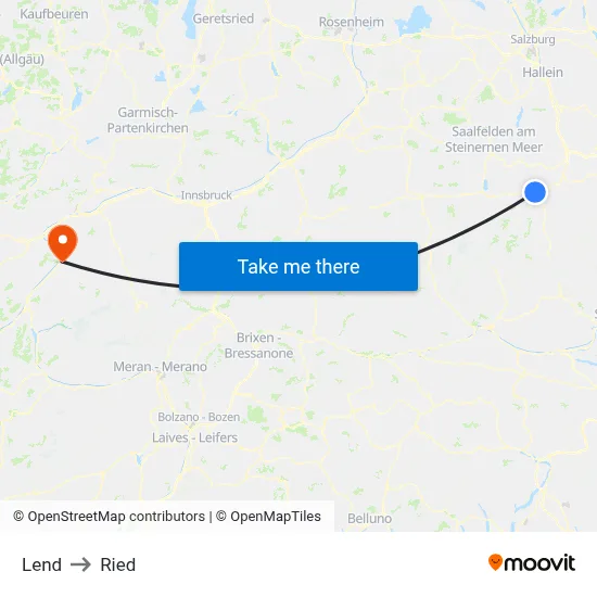Lend to Ried map