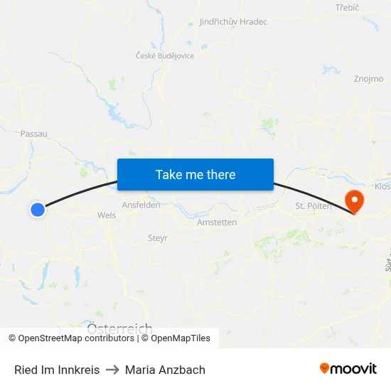 Ried Im Innkreis to Maria Anzbach map