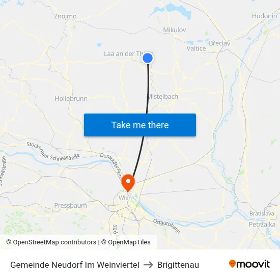 Gemeinde Neudorf Im Weinviertel to Brigittenau map