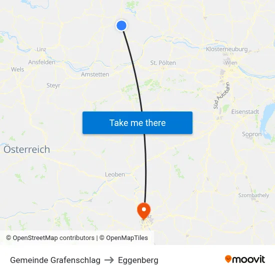 Gemeinde Grafenschlag to Eggenberg map