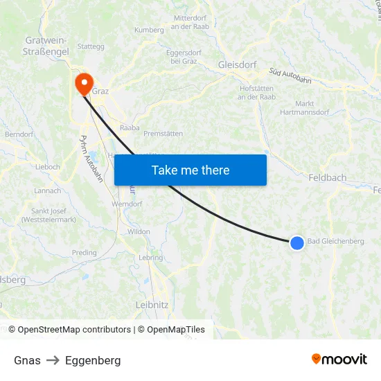 Gnas to Eggenberg map