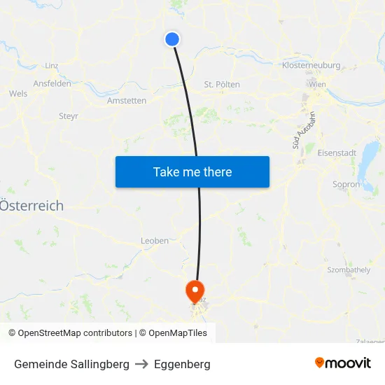 Gemeinde Sallingberg to Eggenberg map