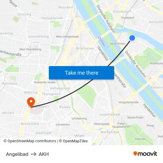 Angelibad to AKH map