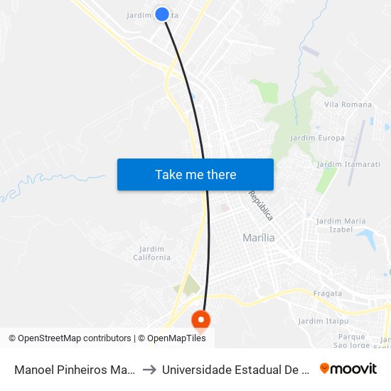 Manoel Pinheiros Matos, 658 to Universidade Estadual De São Paulo map