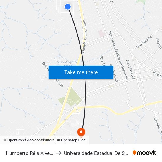 Humberto Réis Alves, 415 to Universidade Estadual De São Paulo map