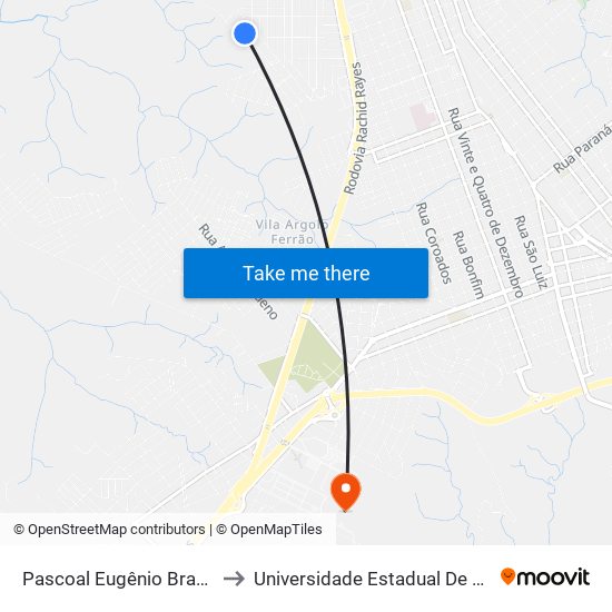 Pascoal Eugênio Brasini, 681 to Universidade Estadual De São Paulo map