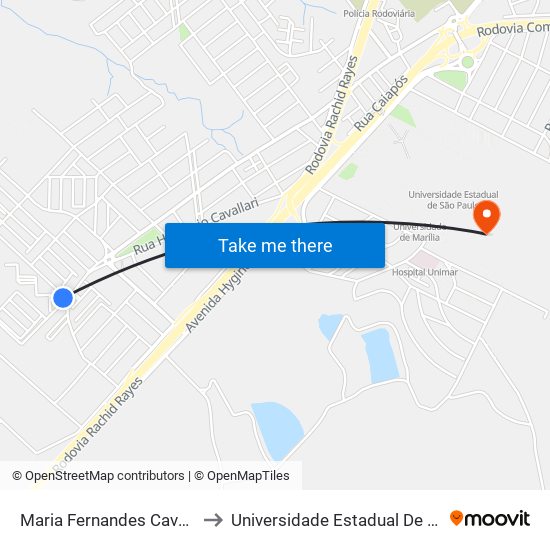 Maria Fernandes Cavalari, 468 to Universidade Estadual De São Paulo map
