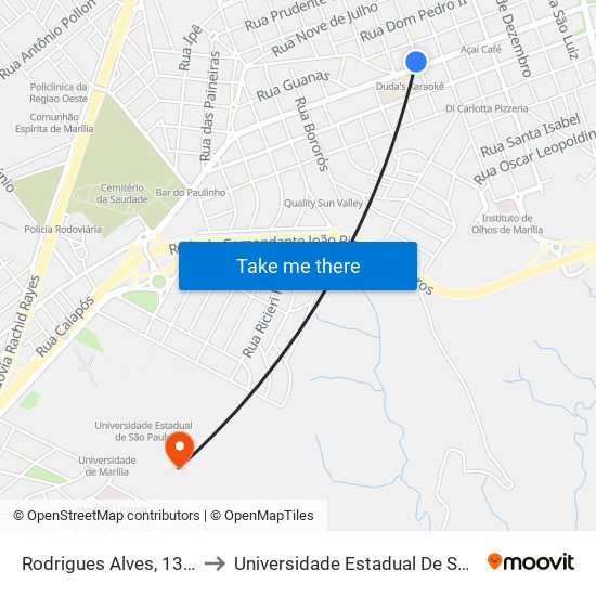 Rodrigues Alves, 139-175 to Universidade Estadual De São Paulo map